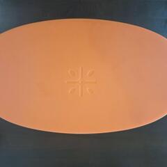 【中古・美品】パール金属 日本製 米びつ 5kg オレンジ お米 袋のまま ストック RICE HB-3435の画像