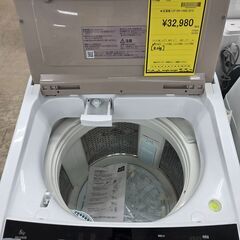 J2112【リユースのサカイ柏店】HITACHI 日立　8.0kg全自動洗濯機　BW-V80B　2018年製　動作確認、クリーニング済み　参考価格	129,800円の画像