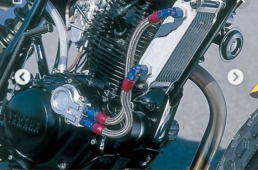 ヤマハ セロー250 ４ＪＧ　外し 社外製オイルクーラーキット