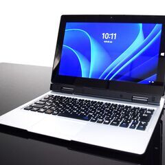 NEC2in1ノート＆タブレット最新Windows11メモリ4GB高速SSD60GBwifi可能カメラ内蔵  の画像