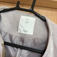 【美品⭐︎】Vis グレー ロングコート コート Mの画像