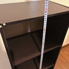専用✨収納家具　棚 木棚 ブラウンの画像