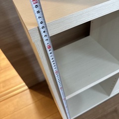 白木目調シェルフの画像