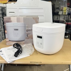 【未使用品‼️】ヒロコーポレーション 多機能4合炊き炊飯器 炊飯ジャー ホワイト♪の画像