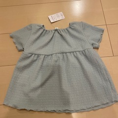 女の子95トップスグリーンの画像