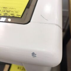 【ジャングルジャングル岩出店】【B151】ガラステーブル ホワイト 幅111cm×奥行62cm×高さ39cm 中古 家具 和歌山 岩出市 紀の川市 海南市の画像
