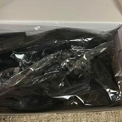 女性の花のラインストーンメッシュブロックヒール 多用途ドレスローヒール【24㎝】の画像