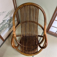 NO.1　ラタン製 アーチ型チェアの画像