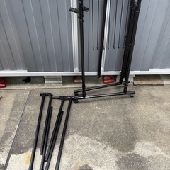 伸縮式　室内物干し 　ハンガーラックの画像