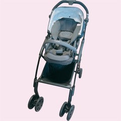 【超美品🌟】新生児から使用可能◎乗せ降ろし楽々の超ハイシート🙌新生児から使用可能◎コンビ AttO type-Sベビーカーの画像