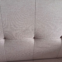 ピンクソファ2名掛けの画像
