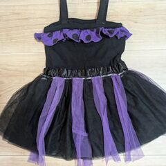 ハロウィン　魔女風ワンピ　90㎝コスプレの画像
