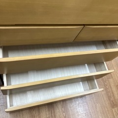 新城家具　6段チェスト　取りに来れる方限定！の画像
