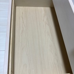 ニトリ　セミダブルベッド（収納付き）の画像