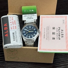 SEIKO ALBA APBS147 ミリタリー　ベルト新品の画像