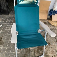 コールマン折りたたみ椅子びひ美品の画像