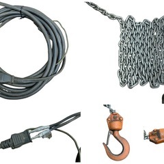 ○動作品■KITO 電動ウインチ 100kg 100V トロリ付き ホイスト 軽量チェーンブロック 電動工具 型番不明 中古品■ジモティ姫路の画像