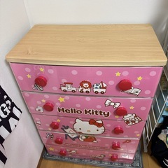 キャンセル出ました❗️キティちゃん　衣装ケース　5段　 チェストの画像