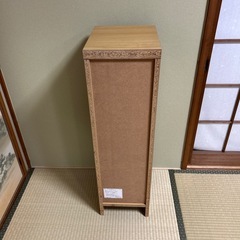 木製　ナチュラルウッド シェルフ スリムの画像