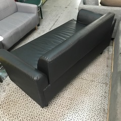 ジャングルジャングル貝塚店　IKEA イケア　2人掛けソファ　2人用ソファ　ブラック　良品　貝塚市　二色浜　リサイクルショップの画像