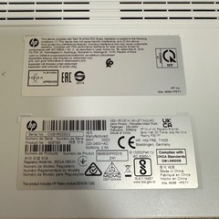 HP 白黒レーザープリンター　海外電圧の画像