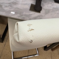 《リユースマン倉敷》ニトリ 大理石風セラミックテーブルイス 3点セットの画像