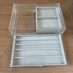 無印良品　アクリルケース アクセサリーケースの画像