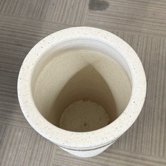 【超美品‼️】陶器製♪ 傘立て アンブレラスタンド アイボリー♪の画像