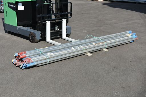 ≪NX014ジ限≫ 中古単管 長さ約3ｍと約2.5ｍ 計29本 現状品　※使用感あります。