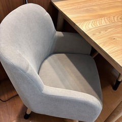 【定価51,980】RASIK ダイニングテーブルセット 2人用 3点セット （テーブル幅80cm1点 回転チェア2脚 カラー：キャメル）の画像