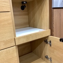 【値下げしました】ニトリの3枚扉レンジボードのご紹介ですの画像
