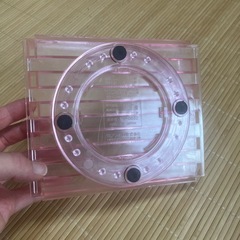 無料！お譲りいたします CDラック CD収納 回転式の画像
