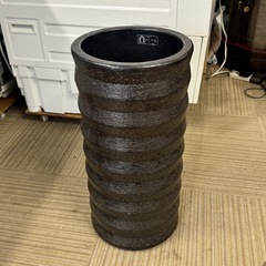 【超美品‼️】定価28,300円♪ 岩尾磁器 有田焼 傘立て アンブレラスタンド VESSELA べセラ ダークブラウン♪の画像