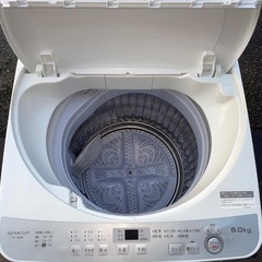 SHARP 洗濯機 6kg　☆地域限定配達無料★  の画像