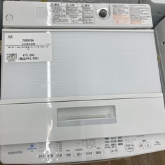 【トレファク高槻店】安心の6ヶ月間保証！取りに来られる方限定！TOSHIBA（東芝）の全自動洗濯機のご紹介です！の画像