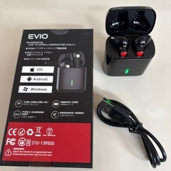 【中古】EVIO完全ワイヤレスイヤホン モデルF6の画像