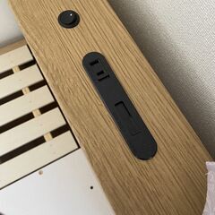 NITORI/ニトリ シングルベッドフレーム 引き出し付 コンセント有 通電確認済 25j菊TK①の画像