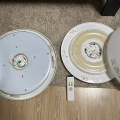 LEDシーリングライト　2セットの画像