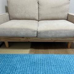 10/5日
までの取引き可能な方値下げ価格です‼️①超超美品2人掛けソファ💓の画像