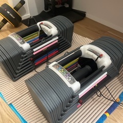 可変式　ブロックダンベル　90ポンド　41kg ２個セット　TOP FILMの画像
