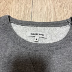 トレーナー　グレー　メンズ　GLOBAL WARK　の画像