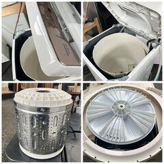 大型洗濯機 2023年製 8.0kg 洗濯機（分解洗浄済みの美品）配送設置無料　日時指定可能♬の画像