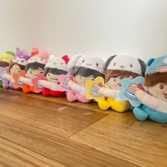 なにわ男子×サンリオ　ぬいぐるみ(7体セット)の画像