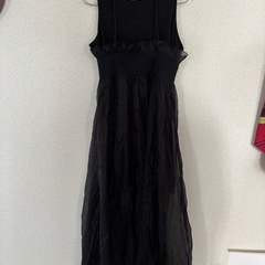 Kastane ブラック キャミワンピース👗の画像