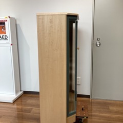 ガラスキャビネット【町田市再生家具】　251921の画像