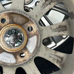 引取先決まりました 155/65R14 スタッドレス ダンロップWM02 22年４本 バリ山 PCD100 ET45 アルミ付き☆の画像