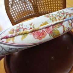 ラタン　座椅子　回転椅子の画像