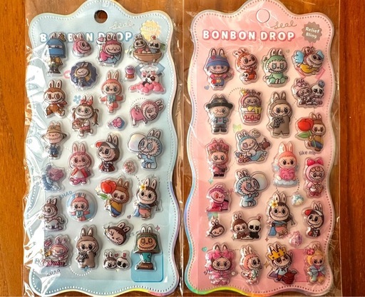 ラブブ ぷくぷくシール 1つ600 (はち) 桔梗のその他の中古あげます