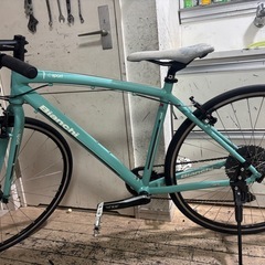 Bianchi C Sport 1 改クロスバイク ミントグリーン の画像