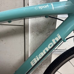 Bianchi C Sport 1 改クロスバイク ミントグリーン の画像